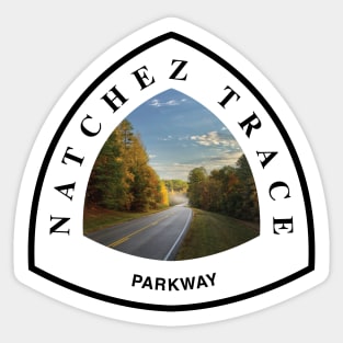 Natchez Trace Parkway trail marker Sticker